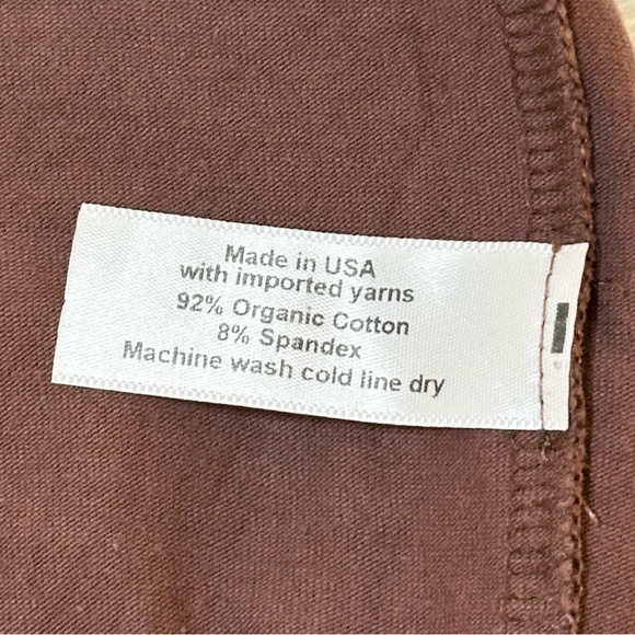 ARQ Full Coverage Bra Organic Cotton Stretch Made In USA Brown Women’s Sz Medium - Picture 4 of 7